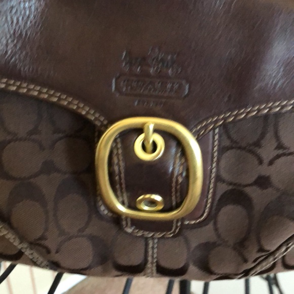 COACH SIGNATURE BROWN ON BROWN! - Picture 5 of 15
